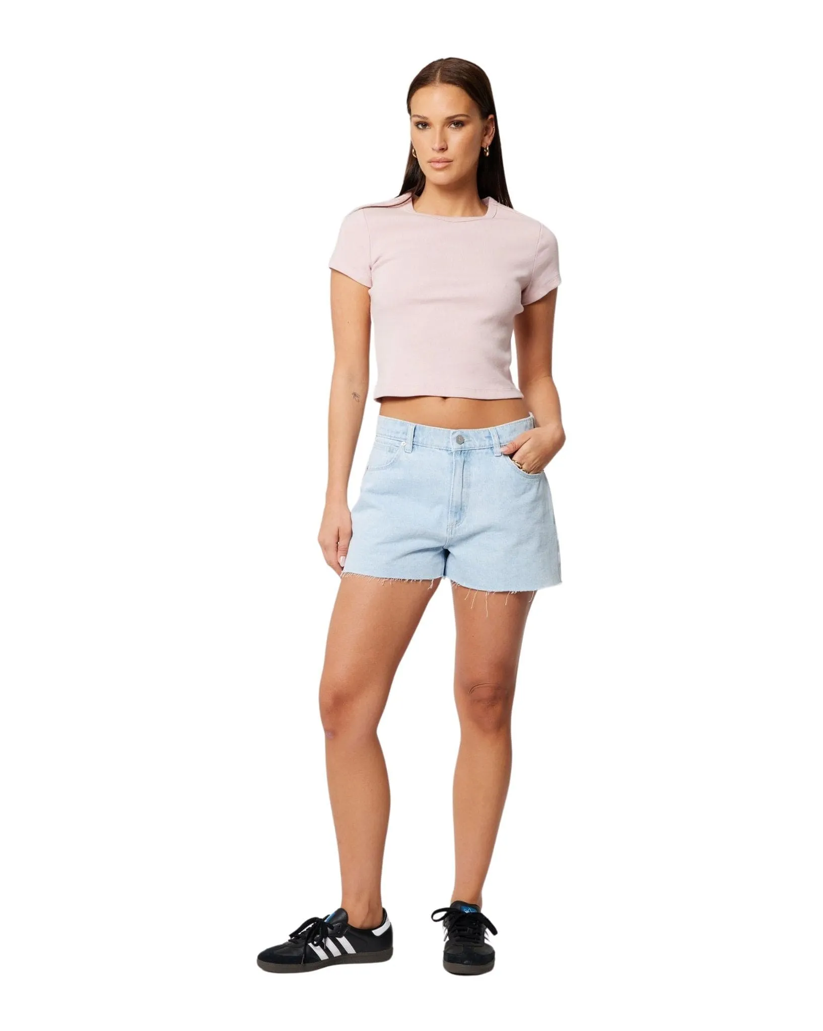 95 Baggy Short Kate - Light Vintage Blue
