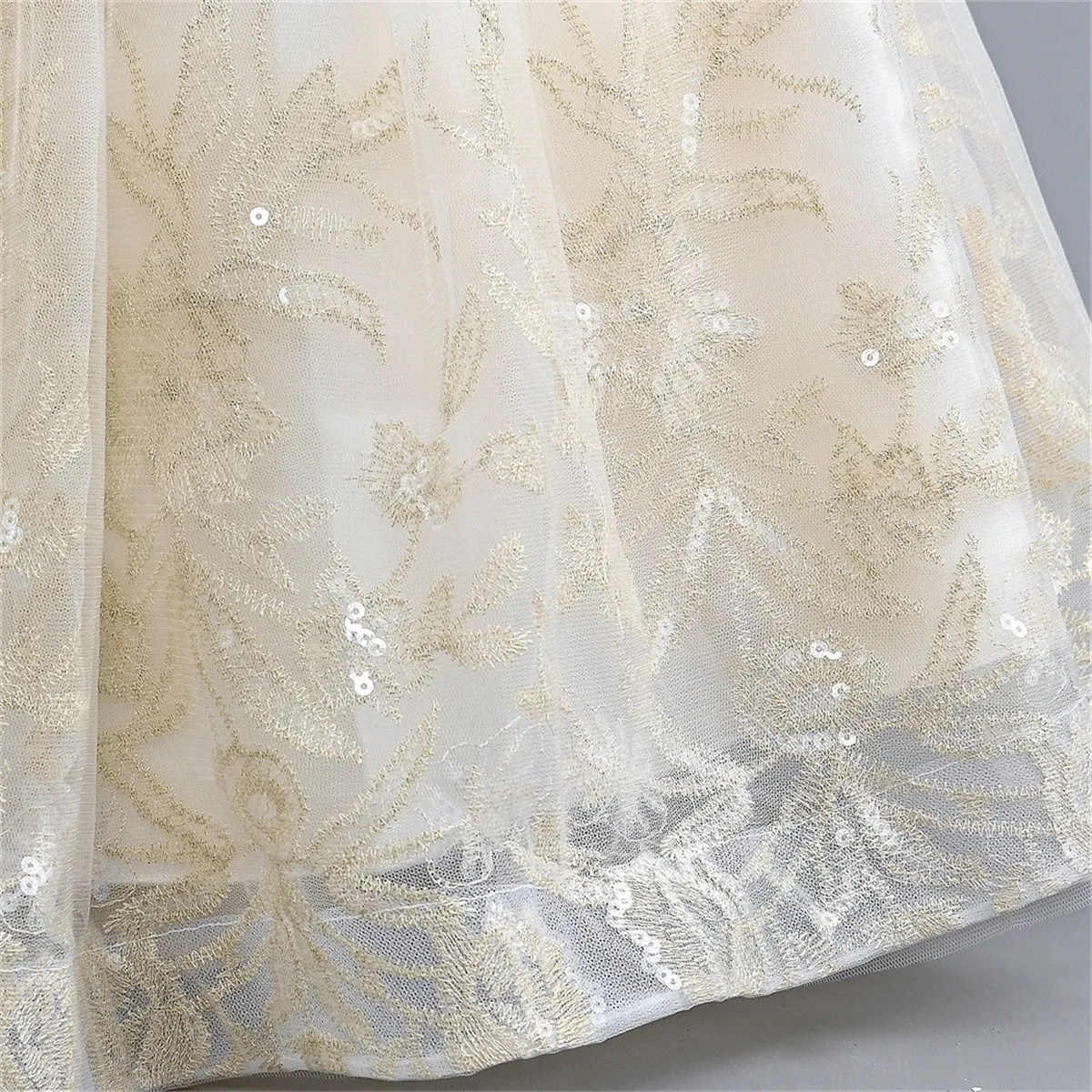 AL005 3-9years old Yoliyolei Puffy Trailing Party Dress Girls Halloween Sweet Princess Baby Kids Birthday Clothing Child Wedding Retro Dress