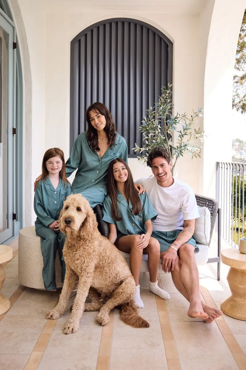 Aspen Womens Satin Lounge Pyjama