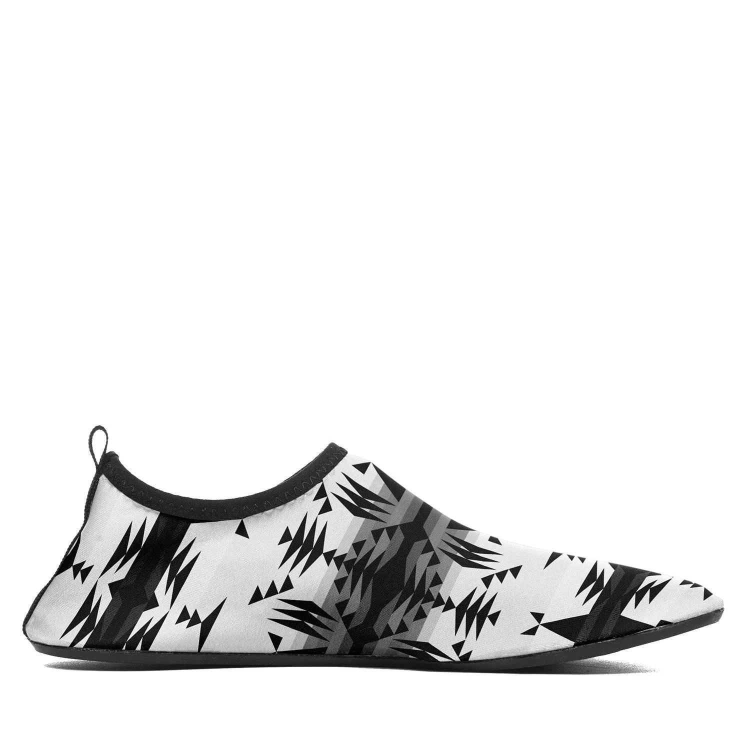 Between the Mountains White and Black Sockamoccs