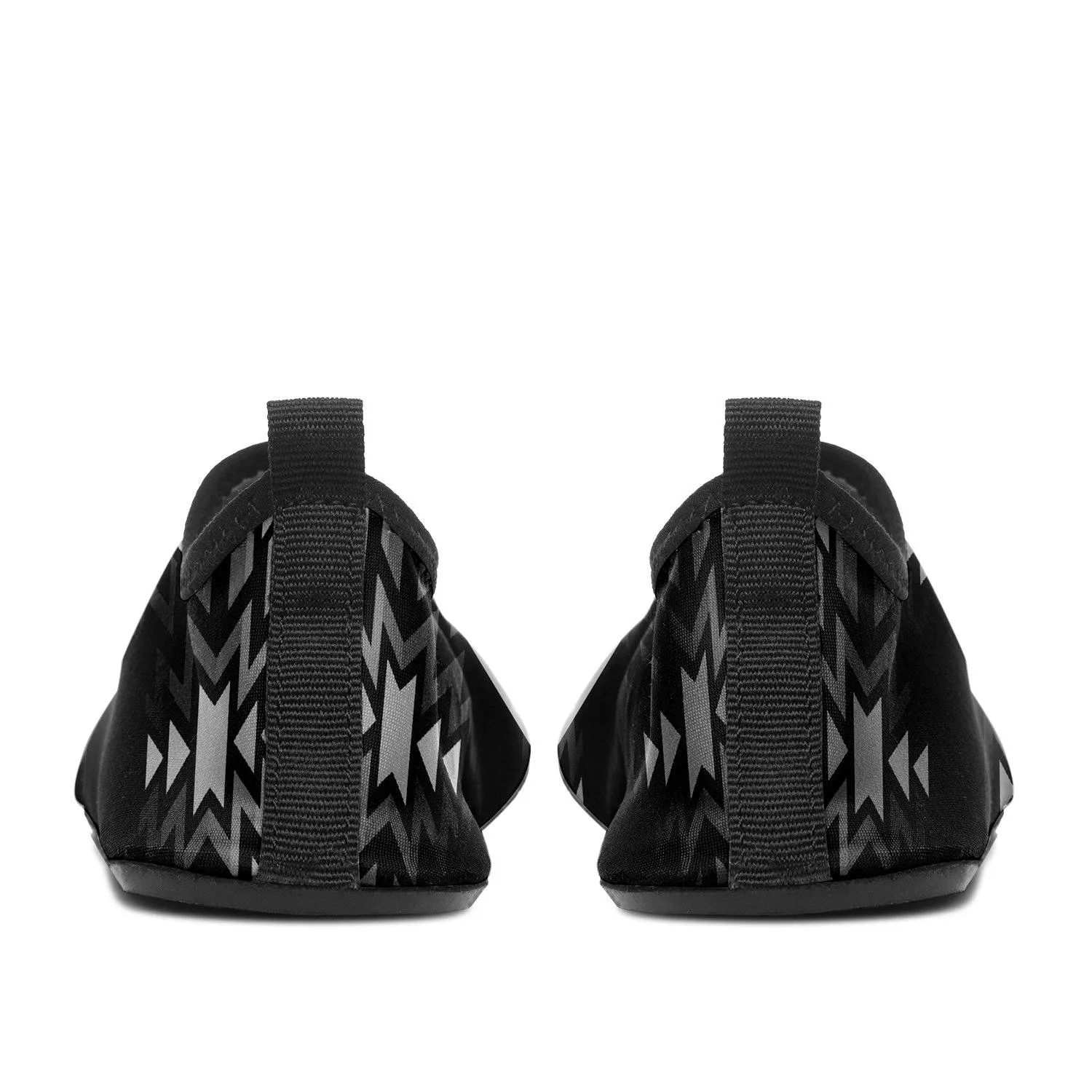 Black Fire Black and White Sockamoccs