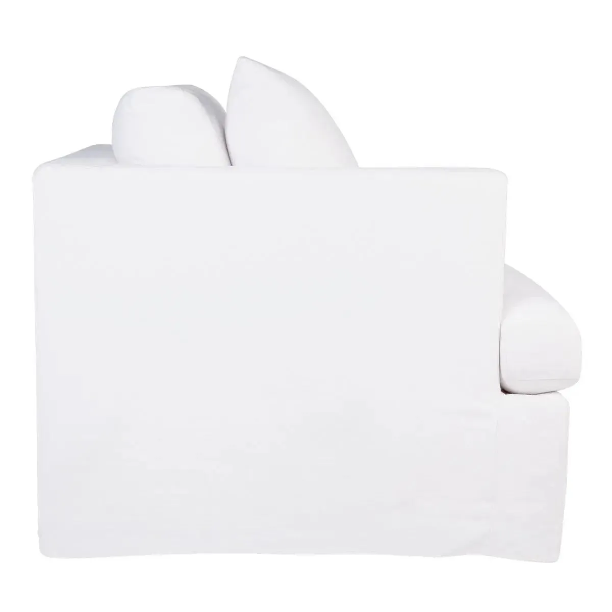 Cafe Lighting & Living Birkshire Slip Cover Left Arm Facing Seat  - White Linen