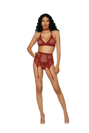 DG11776 Sexy Dreamgirl Lingerie Fishnet Lingerie Bralette Set