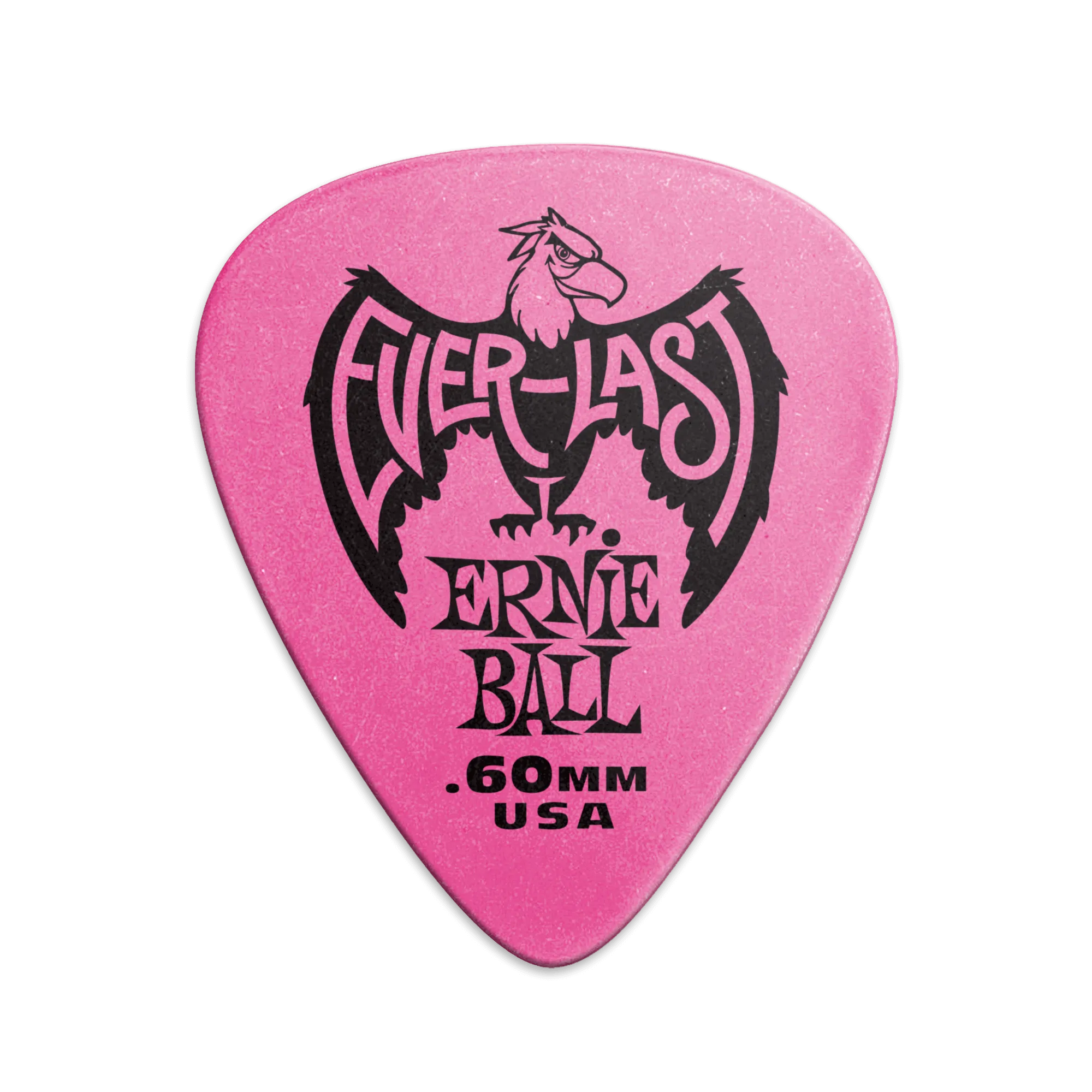Ernie Ball .60Mm Pink Everlast Picks 12-Pack