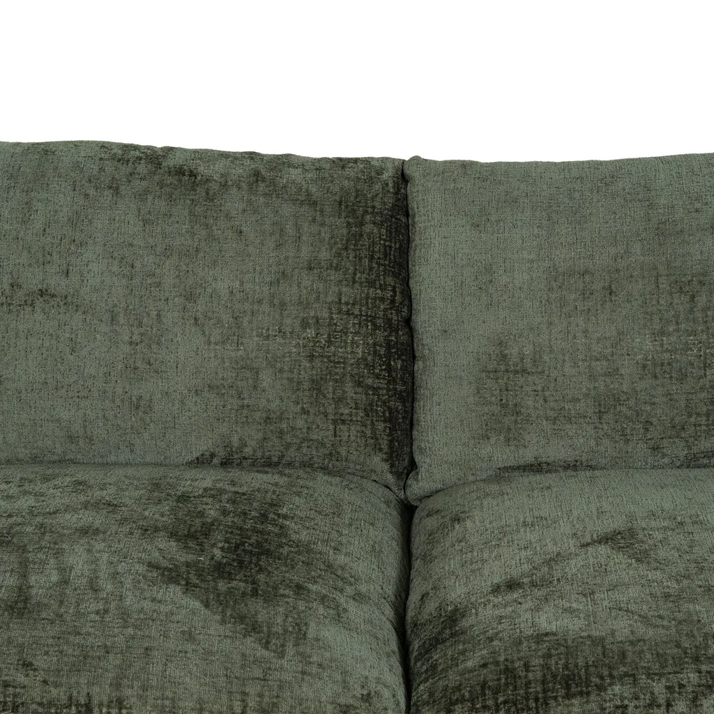 Jordie 3 Seater Fabric Sofa - Turtle Green