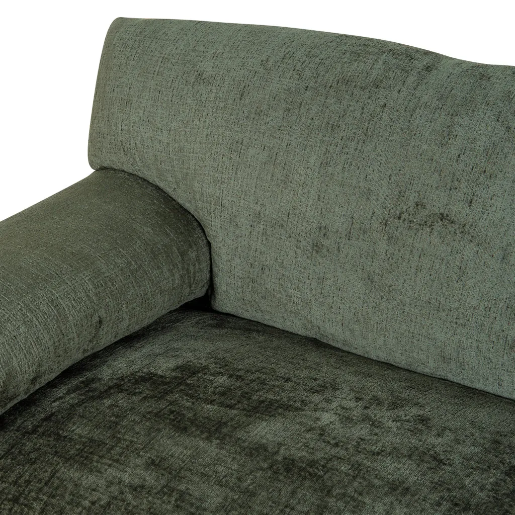 Jordie 3 Seater Fabric Sofa - Turtle Green