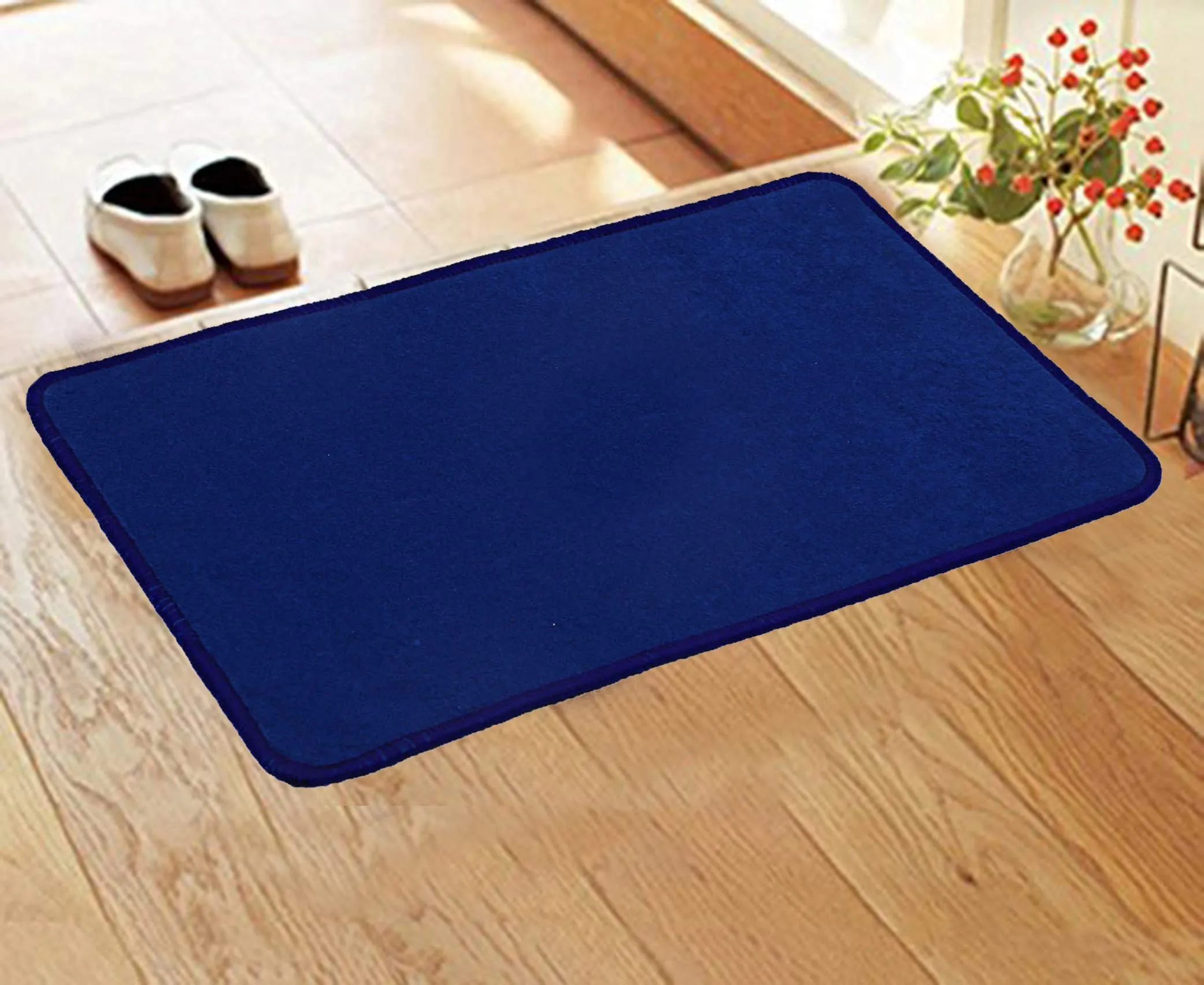 Kuber Industries Microfiber Anti Slip 6 Pieces Door Mat 22"x14", Multi-CTKTC28396