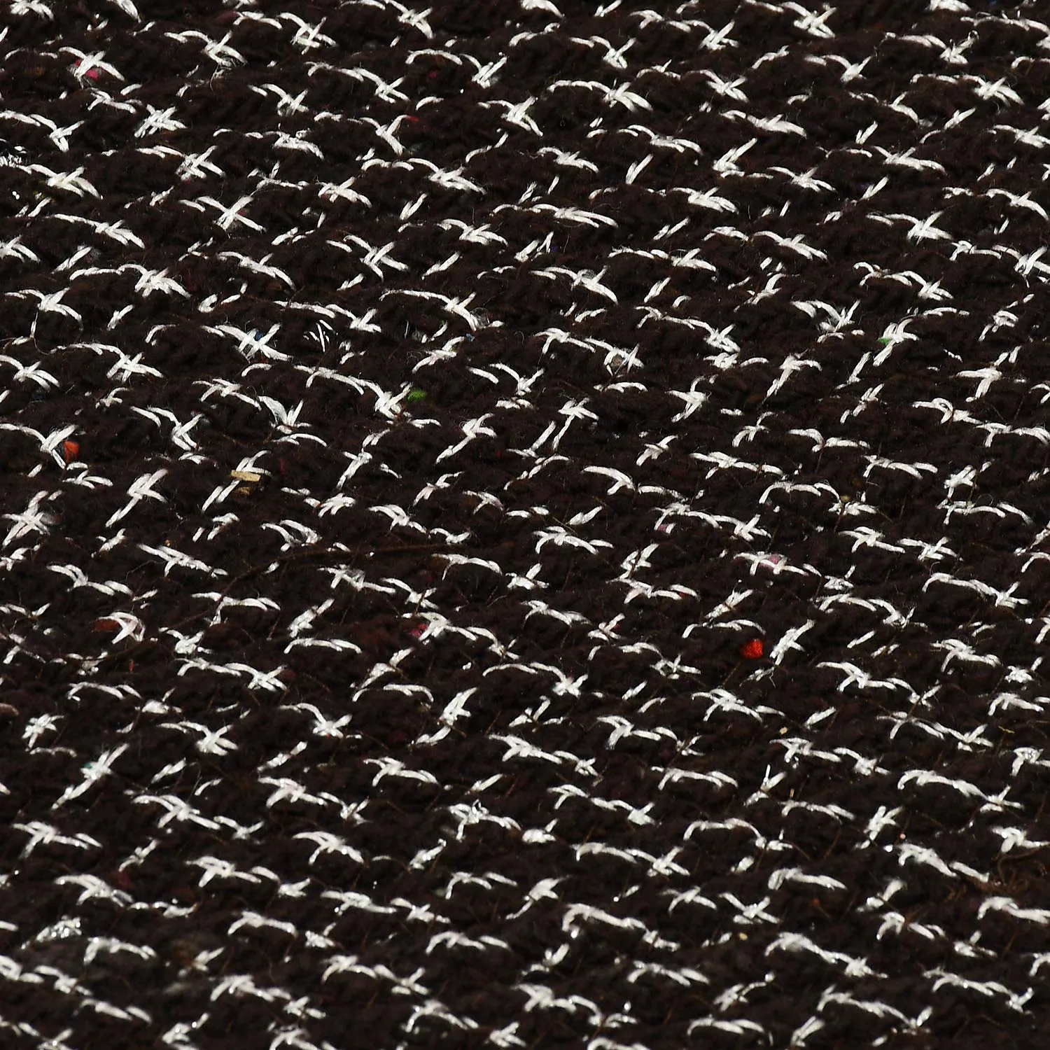Kuber Industries Oval Design Soft Cotton Blend Anti Slip Door Mat 18"x26"(Maroon) CTKTC33724