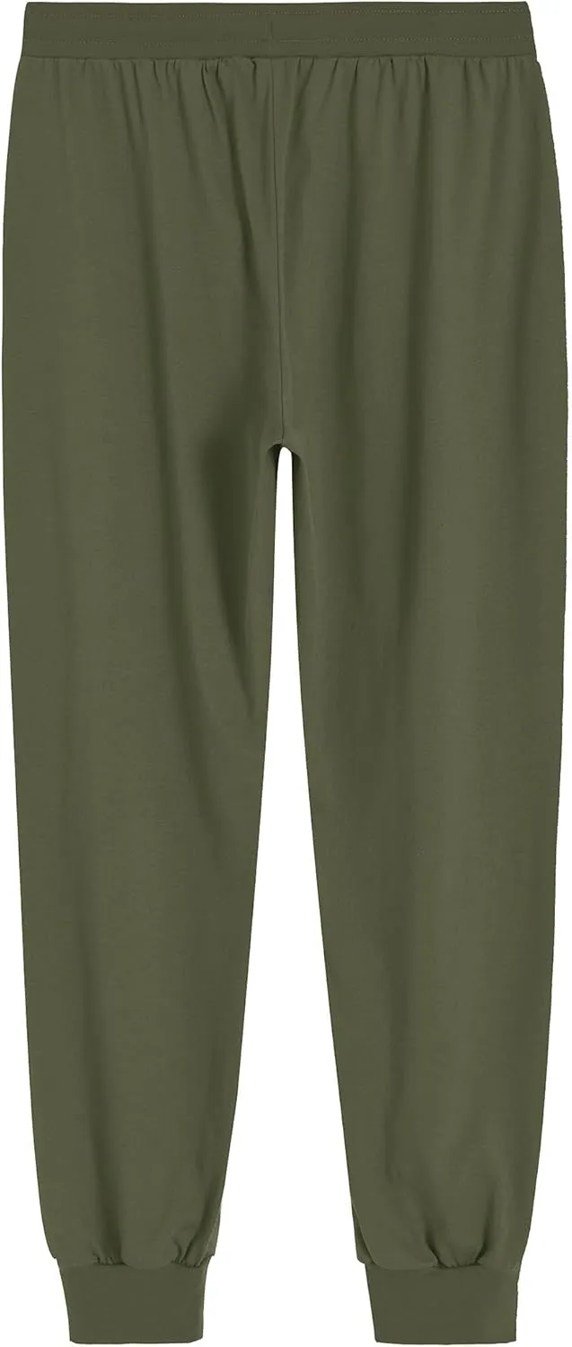 Latuza Women's Cotton Pajama Joggers Knit Lounge Pants