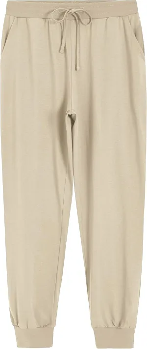 Latuza Women's Cotton Pajama Joggers Knit Lounge Pants