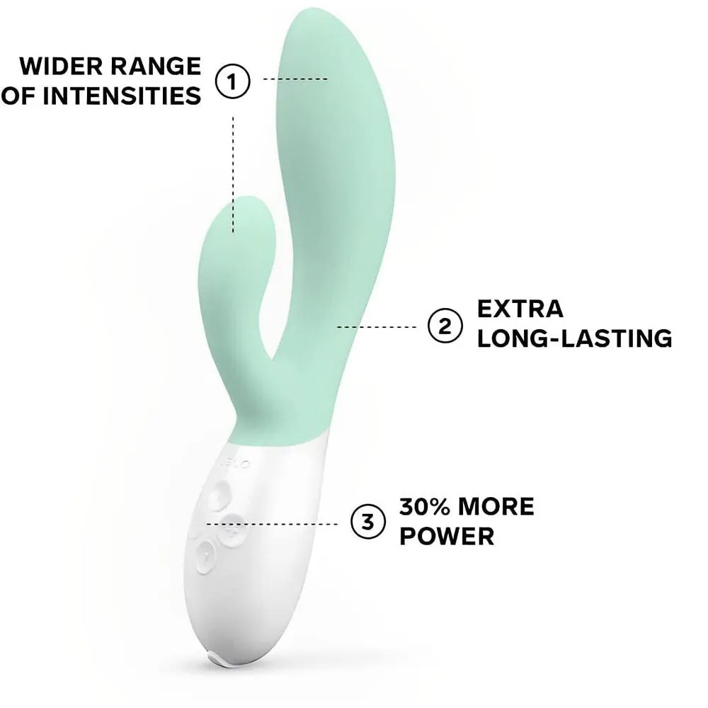 Lelo Ina 3 Dual Action Luxury Massager Seaweed