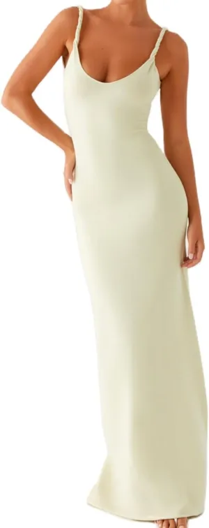 Muineobuka Women Spaghetti Strap Maxi Dress Y2K Summer Sexy Slip Bodycon Backless Long Sundress Wedding Guest Dresses