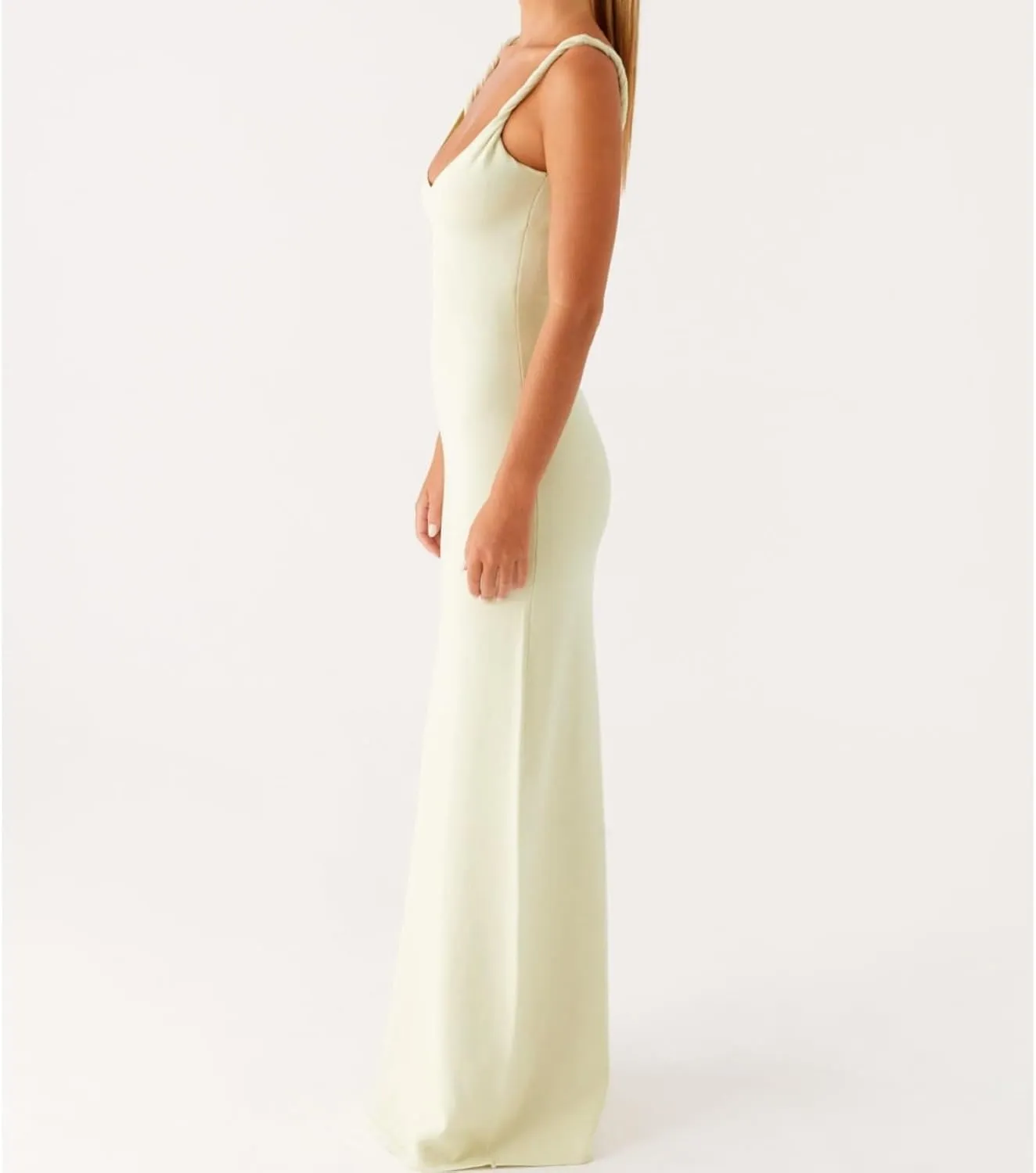 Muineobuka Women Spaghetti Strap Maxi Dress Y2K Summer Sexy Slip Bodycon Backless Long Sundress Wedding Guest Dresses