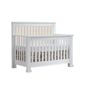 Natart Taylor 5-in-1 Convertible Crib White/Talc