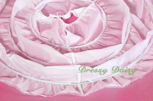 PC003 3-Hoop Crinoline Petticoat Slip Underskirt For Girl Dresses