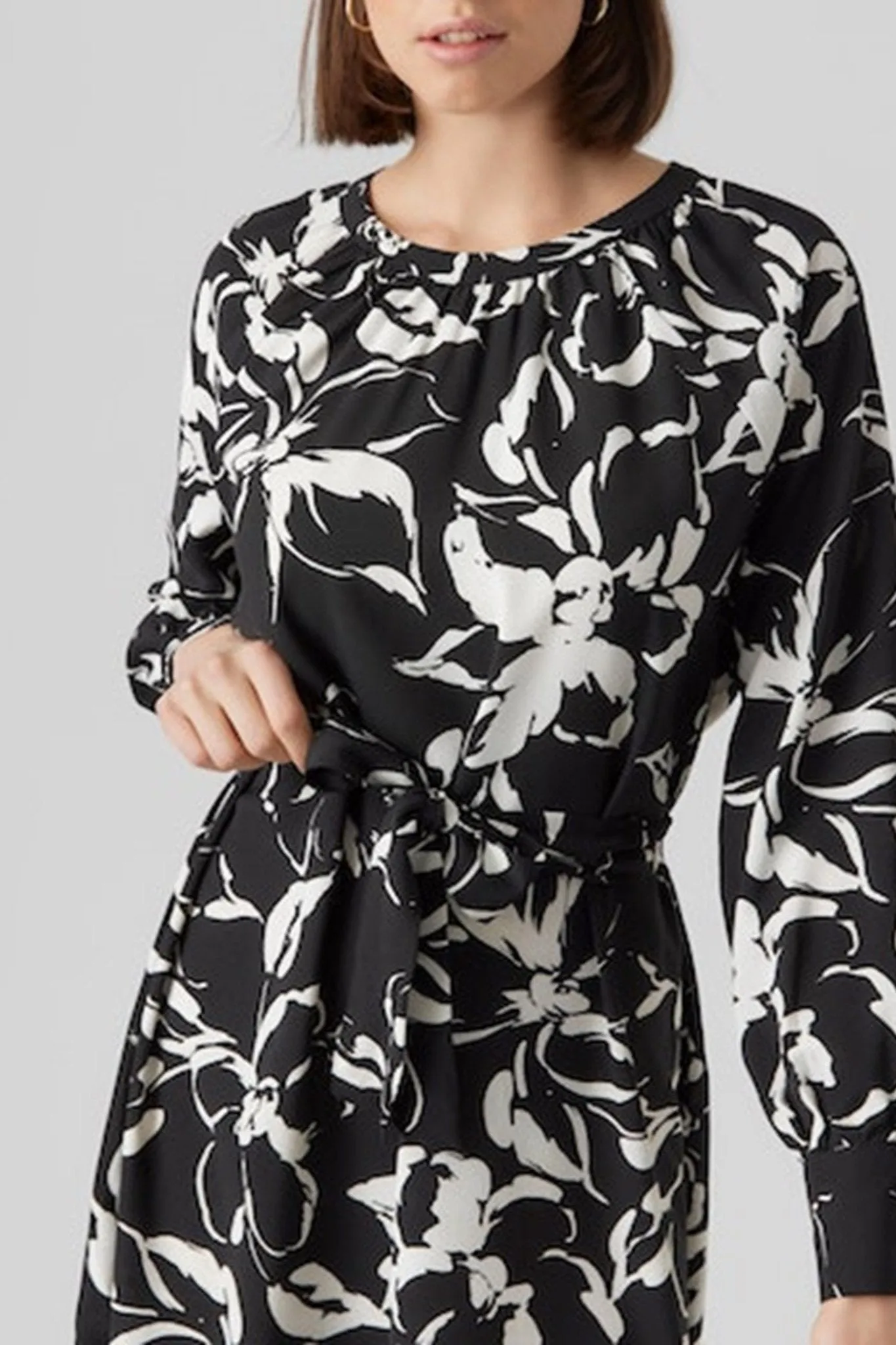 Polliana Maxi Dress - Flower Black