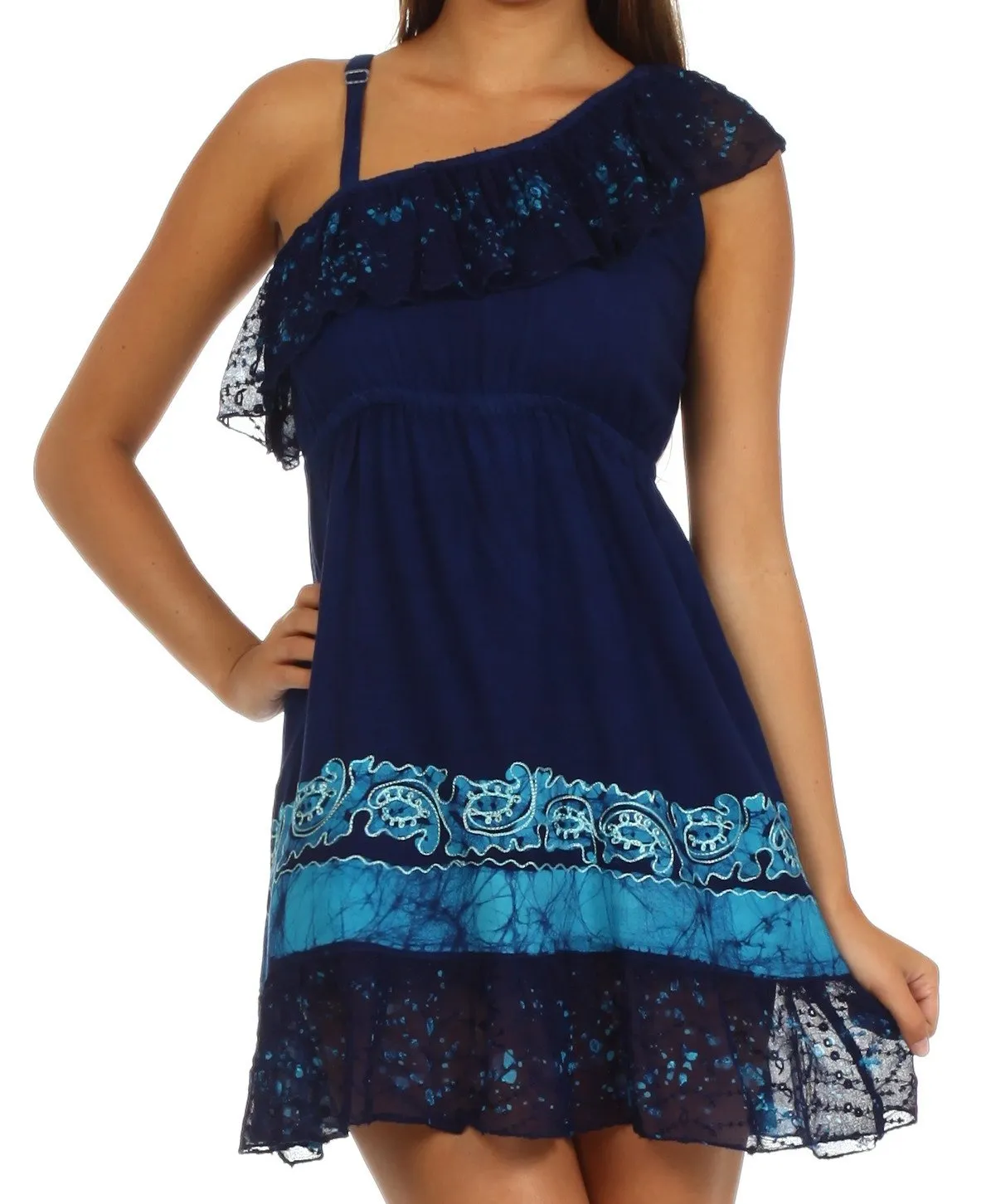 Sakkas Summer Solstice Batik Dress