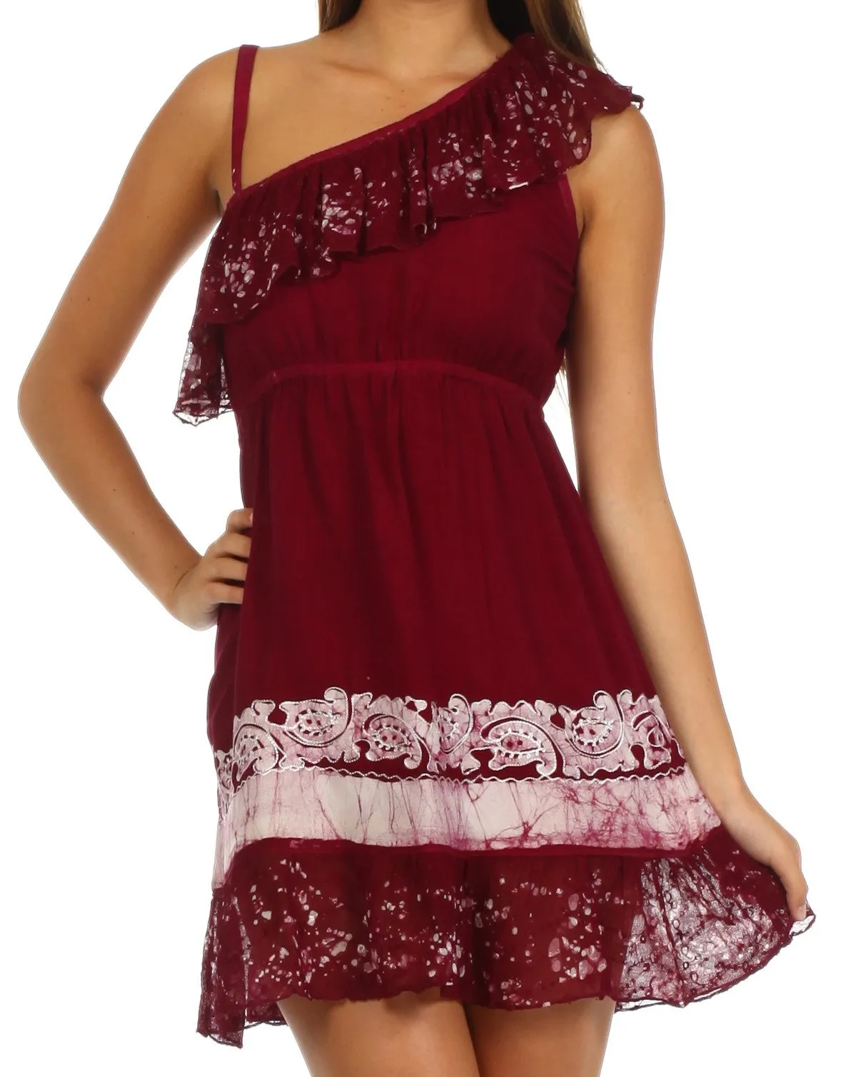 Sakkas Summer Solstice Batik Dress