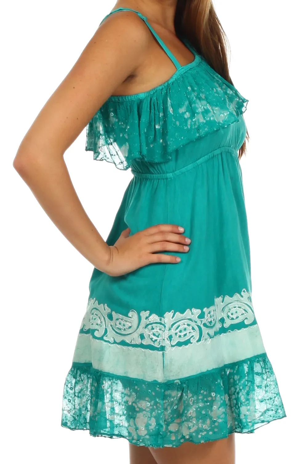 Sakkas Summer Solstice Batik Dress