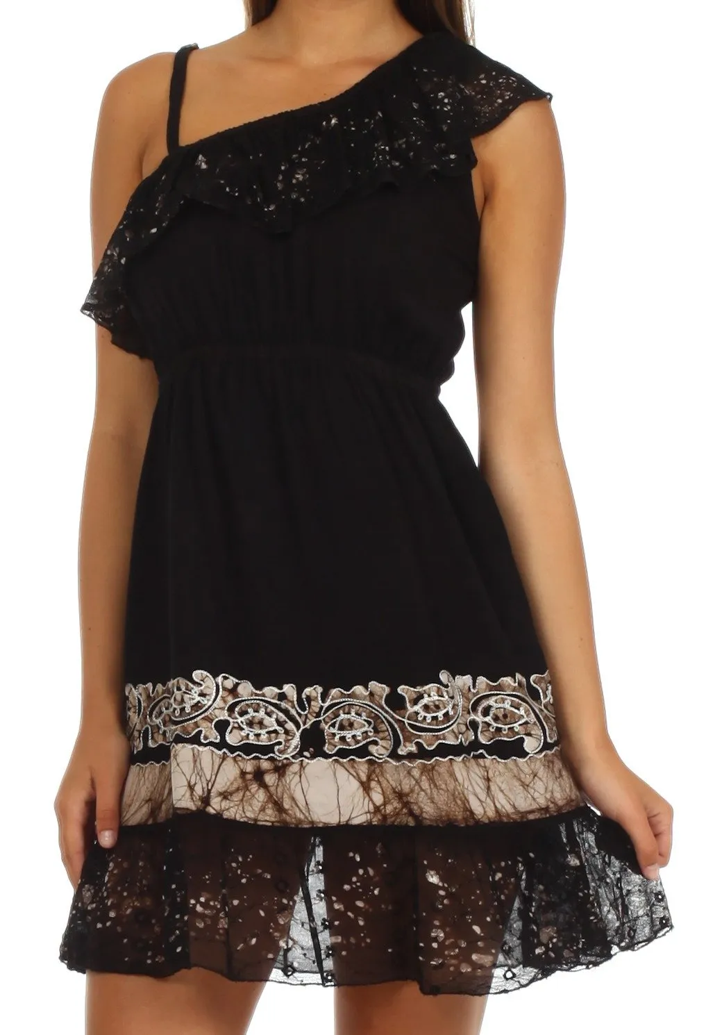 Sakkas Summer Solstice Batik Dress