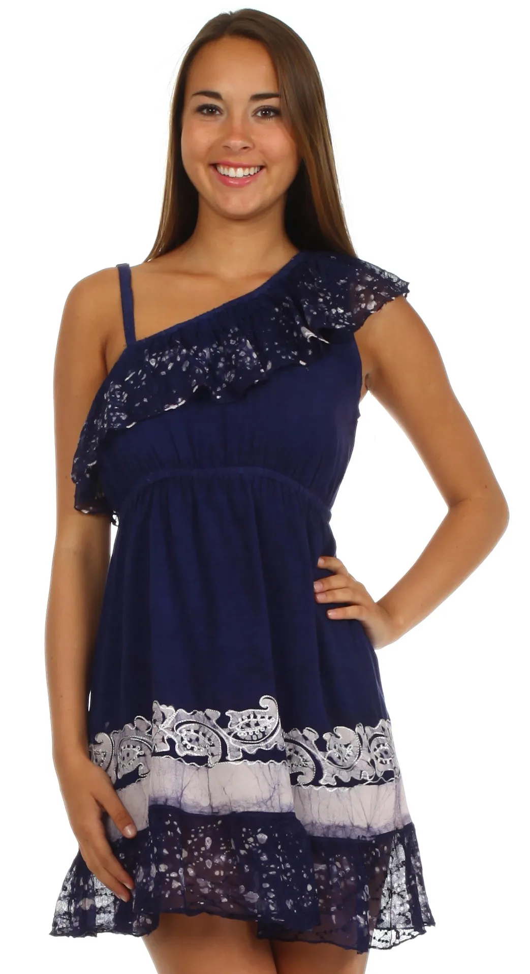 Sakkas Summer Solstice Batik Dress