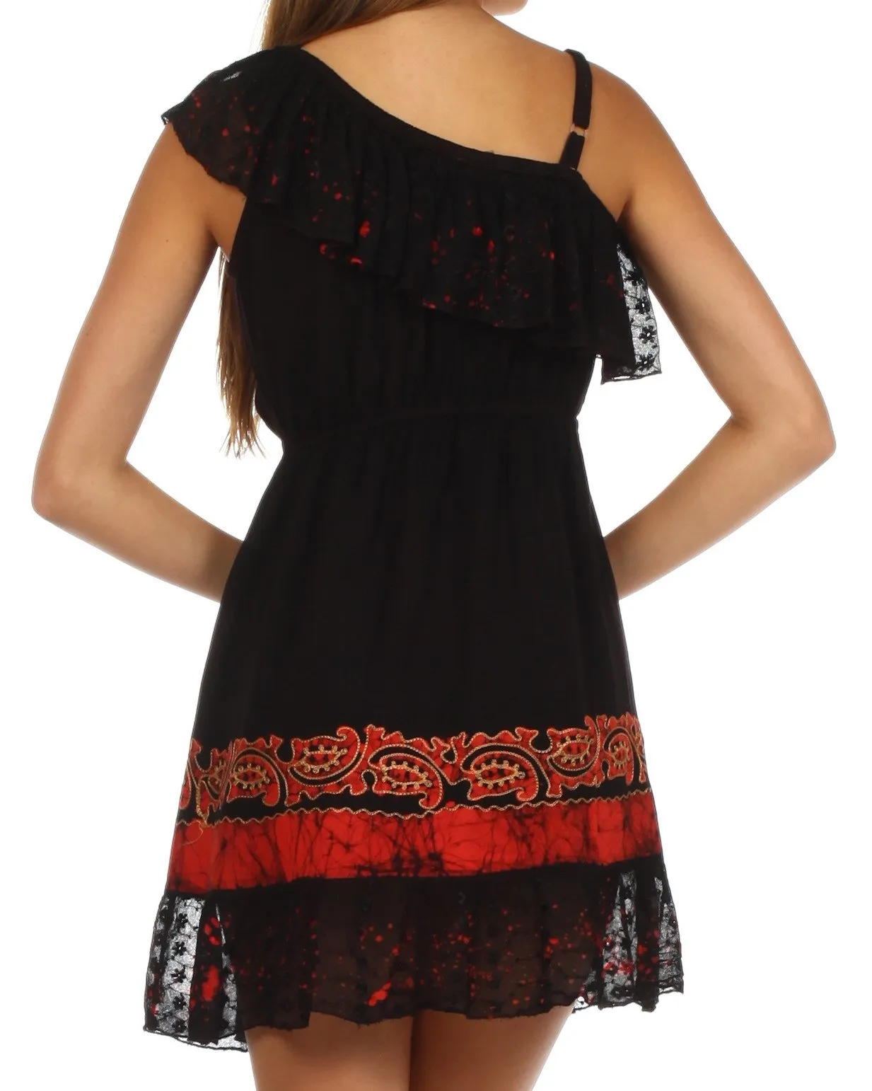 Sakkas Summer Solstice Batik Dress