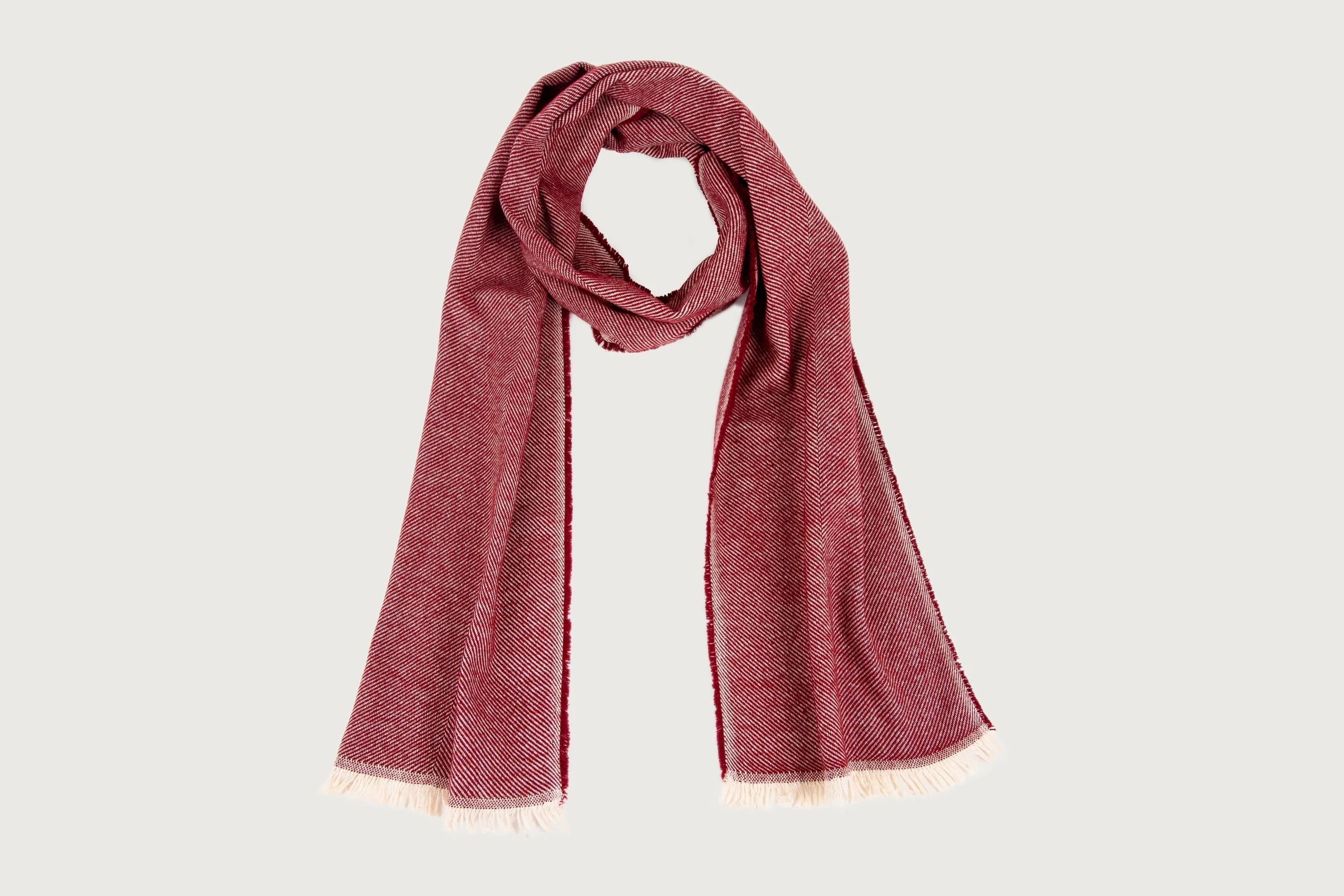 Single Herringbone Scarf — Pure Cotton