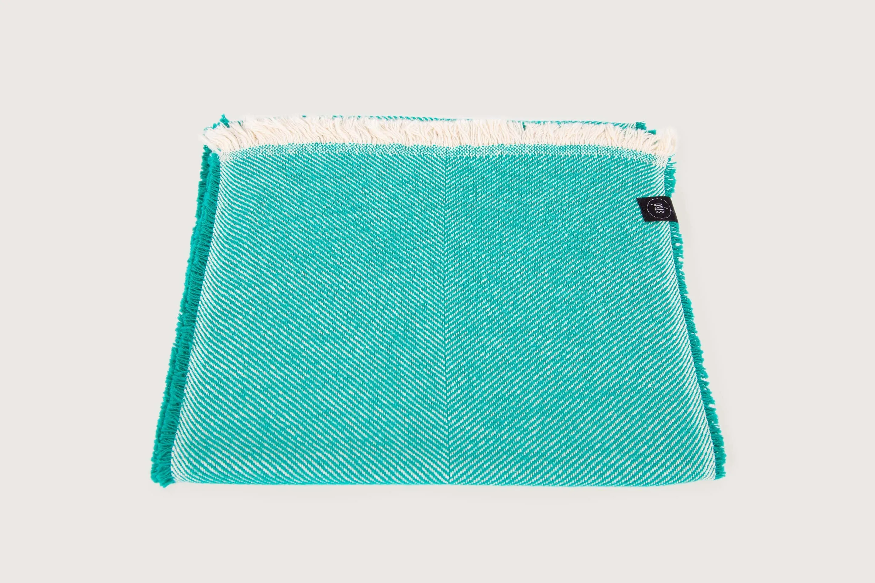 Single Herringbone Scarf — Pure Cotton