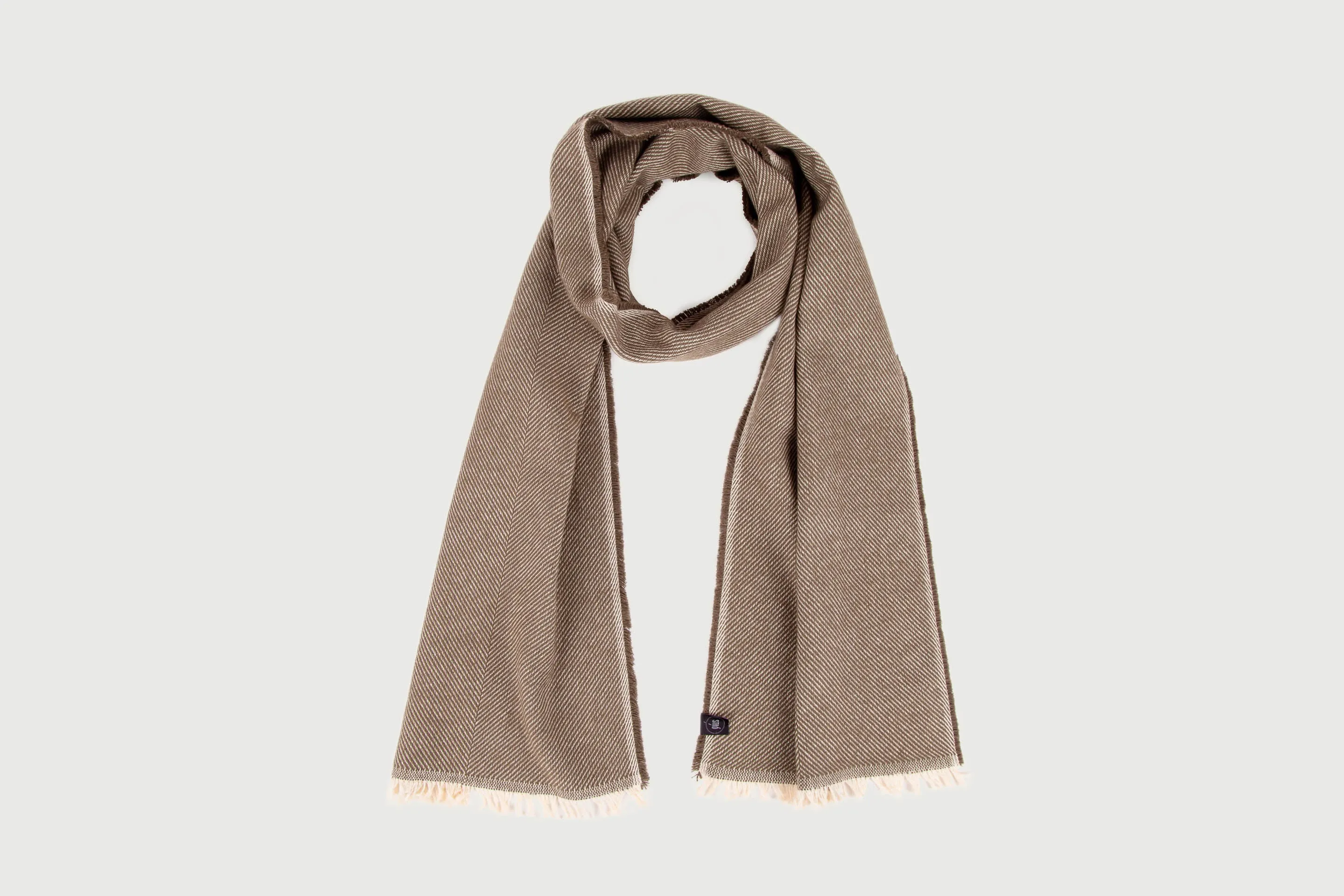 Single Herringbone Scarf — Pure Cotton