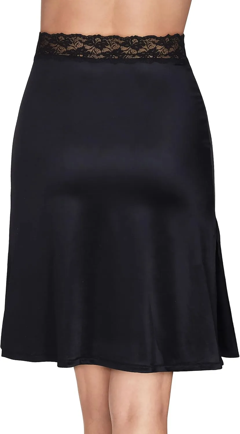 Vanity Fair Women's Anti-Static Nylon Half Slip for Under Dresses, Available up to size 3XL