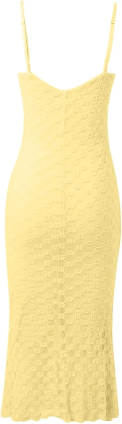Women Fashion Solid Lace Patchwork Jacquard Skirt Slip Dress Sexy Dress Long Sleeve Dresses for Women Casual