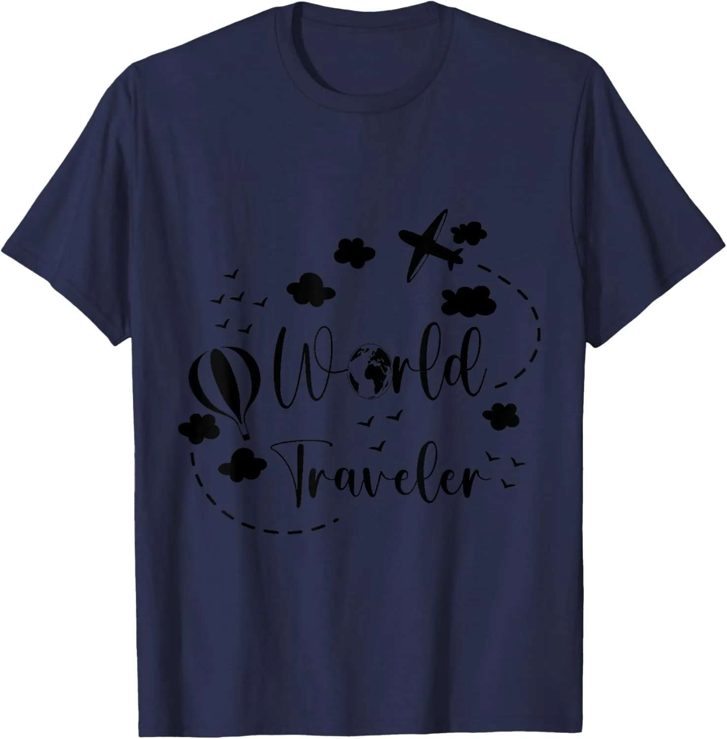World Travel Funny Travel Tee Graphic T-Shirt