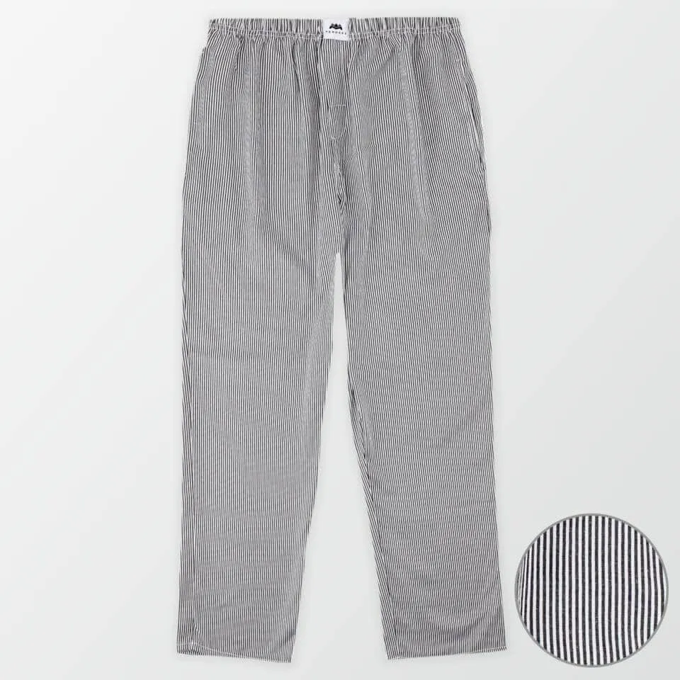 Woven Pajama Pants – Black and White
